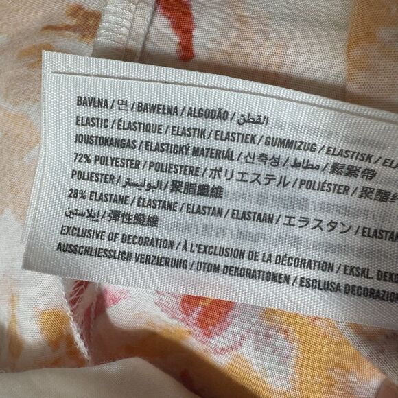 Abercrombie Fitch Emerson Poplin Puff Sleeve Mini Dress Size L Cottage Feminine - Picture 11 of 12